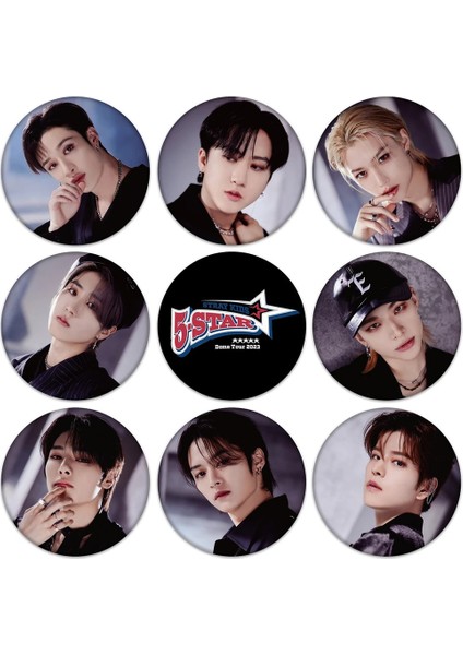 Felix 01 Kpop Kaçak Çocuklar Yeni Albüm Albümü 5 Yıldızlı Dome Turu 2023 Rozeti Bangchan Felix Broş Pin Konaklama Koleksiyonu Pimleri Sırt Çantası Giysileri Için (Yurt Dışından)