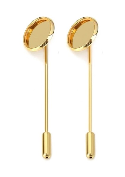 Altın 14MM Boş Taban 10 Adet/grup Metal Boş Broş Taban Cam 10-20MM Destek Cabochon Yaka Pin ile Diy Takı Yapımı Malzemeleri Aksesuarları (Yurt Dışından)