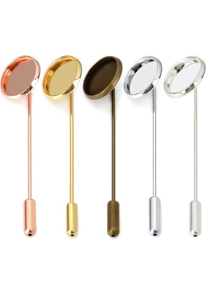 Altın 14MM Boş Taban 10 Adet/grup Metal Boş Broş Taban Cam 10-20MM Destek Cabochon Yaka Pin ile Diy Takı Yapımı Malzemeleri Aksesuarları (Yurt Dışından)