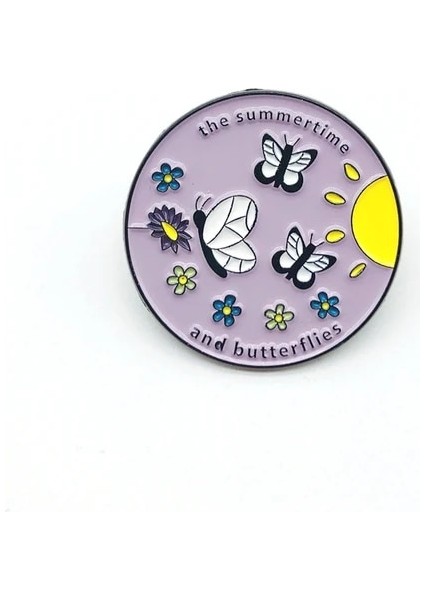 STYLE-5XZ1446-1 Karikatür Mor Serisi Emaye Pimleri Aşk Dondurma Kedi Kahve Gezegen Sihirbazı Gözlük Sihirli Kitap Alaşım Broş Rozet Punk Takı (Yurt Dışından)