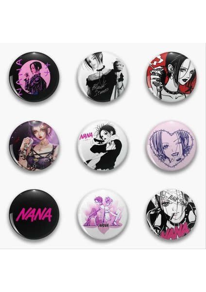 65154 44MM(1.7IN) Nana Broche Pines Pimleri Moda Yaka Gömlek Broş Pines Anime Hediyeler (Yurt Dışından)