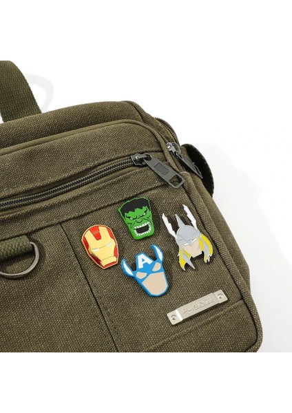 Thor Marvel Avengers Giysi Için Sevimli Süper Kahraman Demir Adam Örümcek Adam Rozeti Metal Emaye Yaka Iğnesi Sırt Çantası Aksesuarları (Yurt Dışından)