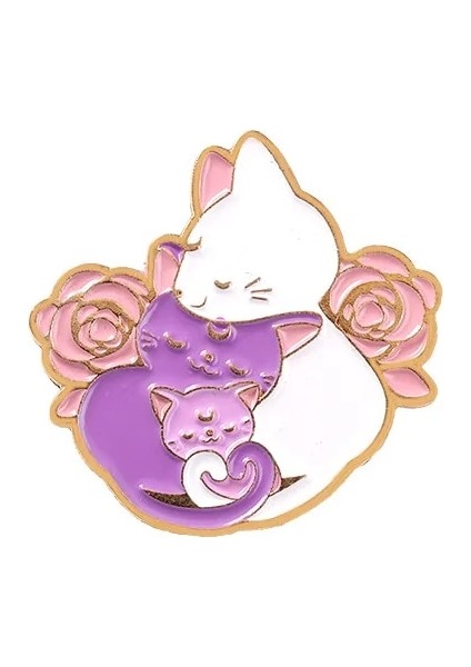 STYLE-5XZ1446-1 Karikatür Mor Serisi Emaye Pimleri Aşk Dondurma Kedi Kahve Gezegen Sihirbazı Gözlük Sihirli Kitap Alaşım Broş Rozet Punk Takı (Yurt Dışından) fırsatları