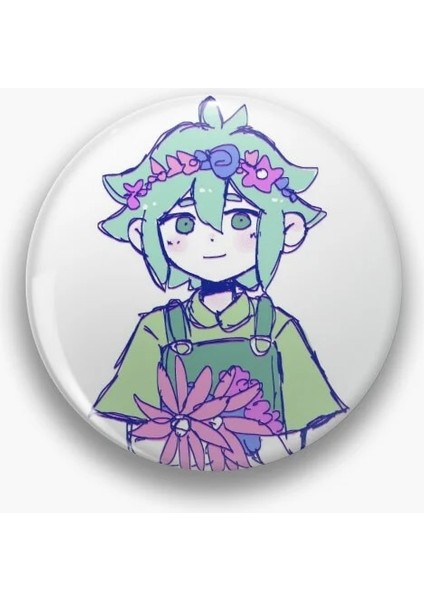 64854 32MM(1.25IN) Omori Rozeti Pines Sevimli Özelleştirilmiş Manga Sevimli Giysiler Özel Anime Pin Rozeti Yaka Anime Hediyeler (Yurt Dışından) fiyatları