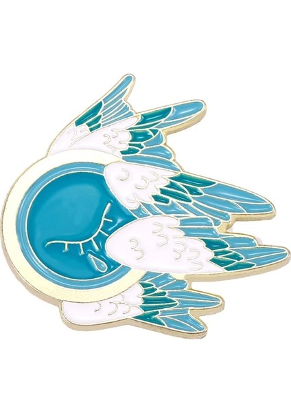 Stil 2 Yaratıcı Horus'un Gözü Melek Kanat Pin Nazar Emaye Rozeti Broş Diy Sırt Çantası Yaka Yaka Pin Parti Hediye Fan Broş (Yurt Dışından)