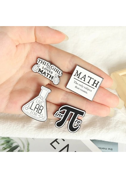 Stil 4 Klasik Mektup Broş Fizik Matematik Kimya Molekül Wifi Enerji Gerekir Rahatlayın Oyun Konsolu Doktor Belki Formül Ps Pimleri Takı (Yurt Dışından)