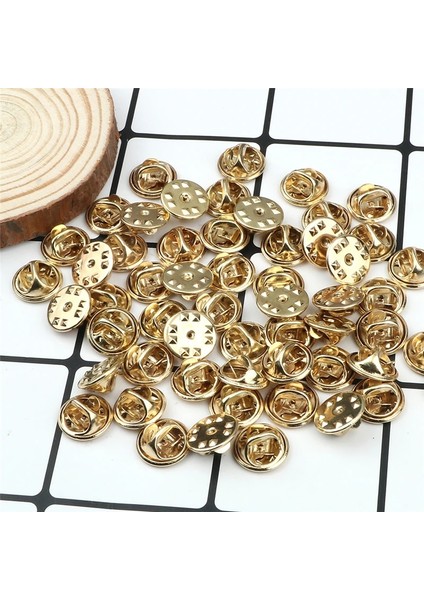 Gümüş Renk 20 Adet 20 50 80 100 Adet Renkli Metal Broş Pin Geri Sıkma Rozeti Tutucu Kelebek Toka Debriyaj Bakım Kapağı Diy Takı Yapımı El Sanatları (Yurt Dışından) indirimleri