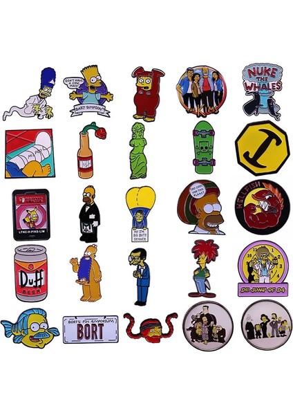 Stil 2 Bira Serisi Yaka Iğnesi Sırt Çantası Kot Emaye Broş Pin Kadın Moda Takı Hediyeler Karikatür Rozetleri (Yurt Dışından)