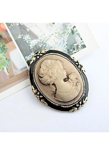 Stil 2 Zarif Stil Vintage Viktorya Dönemi Tasarım Kraliçe'nin Cameo Antika Düğün Güzellik Broş Pin Takı Hediye (Yurt Dışından) fiyatları