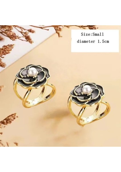 BR009-2-2 Adet Moda Broş Seti Çiçek Yay Kadınlar Için Broşlar Metal Parlama Önleyici Yaka Pin Sabit Elbise Pimleri Kazak Ceket Giyim Aksesuarları (Yurt Dışından)