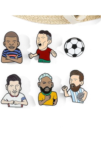 Futbol Broş Pin Yeni Yaratıcı Futbol Emaye Pimleri Serisi Futbol Oyunları Rozeti Broş Takı Aksesuar Hayranları Için Hediye Arkadaş (Yurt Dışından) modelleri