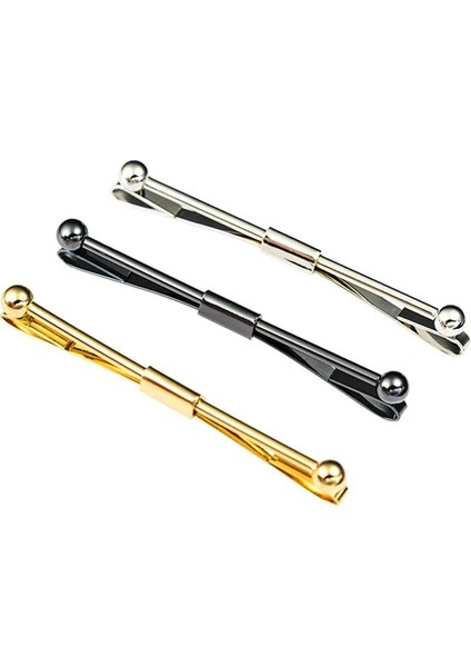 Siyah-3 Metal Yaka Klip Gömlek Erkek Yüksek Dereceli Yaralanma Olmayan Giyim Kadın Pozlamayı Önlemek Toka Boyunbağı Klipleri Klasik Unisex Hediyeler (Yurt Dışından) indirimleri