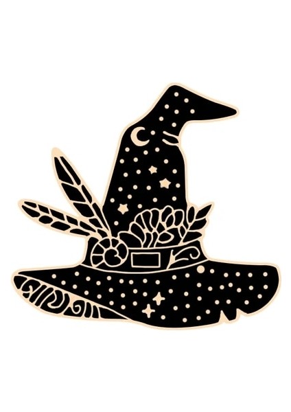 Stil 2 5 Stilleri Siyah Sihirli Emaye Pin Cadı Şapkası Goldfish Broş Kadın Erkek Ceket Antik Mısır Horus'un Gözü Yaka Pin Rozeti Takı (Yurt Dışından)