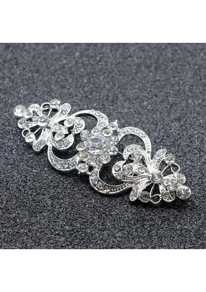 AL4395-MAVI Büyük Çiçek Kristal Broş Broş Gelin Düğün Elbisesi Kostüm Broş Moda Kadın Parti Takı Aksesuarları (Yurt Dışından) fırsatları