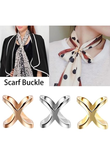 22MM 03 5 Adet Basit Çapraz Eşarp Klip x Şekli Metal Kadınlar Için Broşlar Kristal Eşarp Klip Yay Toka Tutucu Şal Takı Giyim Aksesuarla (Yurt Dışından) modelleri