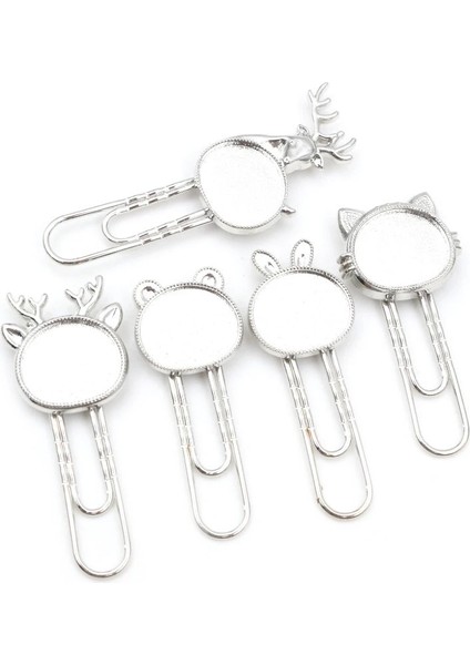 J2-47 10 Adet 10-20 Adet/grup Kedi Geyik Imi Ataç Cabochon Taban Boşlukları Ayarları ve Cam Cabochon Cameo Diy Takı Yapımı Aksesuarları (Yurt Dışından)