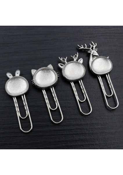 J2-47 10 Adet 10-20 Adet/grup Kedi Geyik Imi Ataç Cabochon Taban Boşlukları Ayarları ve Cam Cabochon Cameo Diy Takı Yapımı Aksesuarları (Yurt Dışından)