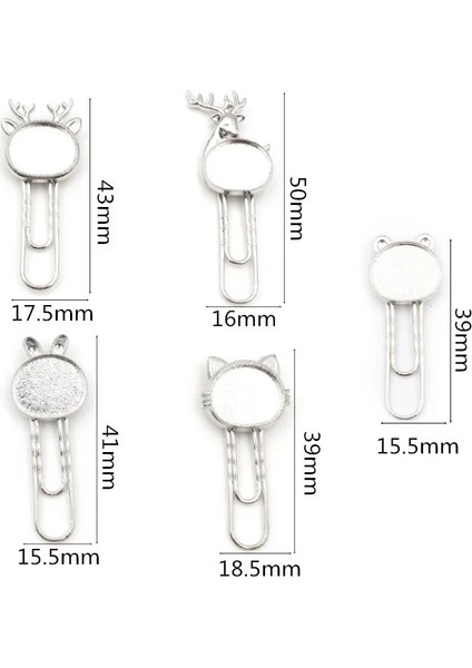 J2-47 10 Adet 10-20 Adet/grup Kedi Geyik Imi Ataç Cabochon Taban Boşlukları Ayarları ve Cam Cabochon Cameo Diy Takı Yapımı Aksesuarları (Yurt Dışından)