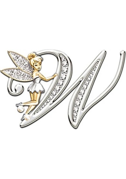 23 1 Adet Alfabe A-Z Broş Rhinestone Ingilizce Mektup Metal Pimler Giyim Zarif Korsaj Dekorasyon Takı Aksesuarları Hediyeler (Yurt Dışından)