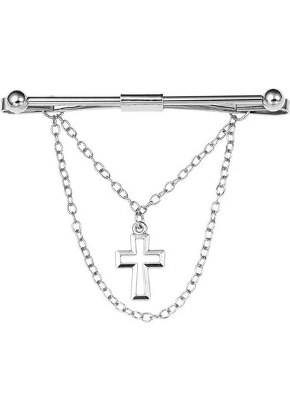 Gümüş-Renk-2 Metal Yaka Klip Gömlek Erkek Yüksek Dereceli Yaralanmayan Giyim Kadın Maruz Kalmayı Önlemek Toka Boyunbağı Klipler Klasik Unisex Hediyeler (Yurt Dışından)