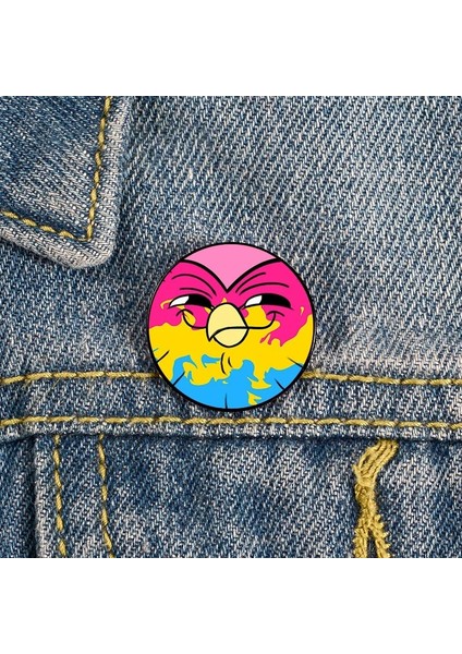 XZ2813 Hooty Baykuş Evi Baskılı Pin Özel Komik Broş Gömlek Yaka Çanta Sevimli Rozeti Karikatür Sevgilisi Kız Arkadaşlar Için Sevimli Takı Hediye (Yurt Dışından)