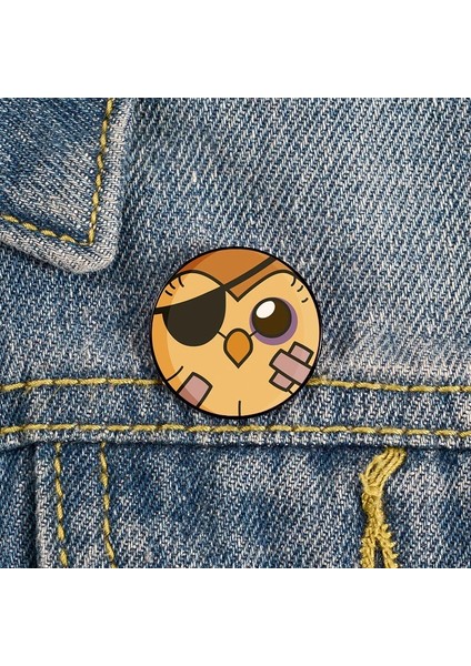 XZ2813 Hooty Baykuş Evi Baskılı Pin Özel Komik Broş Gömlek Yaka Çanta Sevimli Rozeti Karikatür Sevgilisi Kız Arkadaşlar Için Sevimli Takı Hediye (Yurt Dışından)