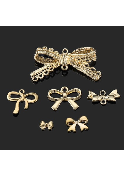 18X19MM 10 Adet Altın Kaplama Yay Düğüm Takılar Kolye Kolye Broş Saç Tokası Dekor Aksesuarları Diy Takı Yapımı El Sanatları Malzemeleri (Yurt Dışından) fiyatları