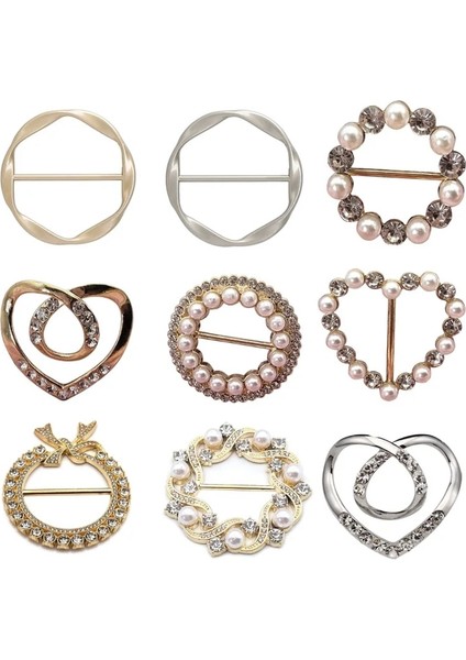 3.4cm Ipek Eşarp Halka Klipsi T-Shirt Kravat Sarma Tutucu Broş Kadın Atkılar Toka Bel Toka Moda Metal Halka Gömlek Giyim Dekor (Yurt Dışından) fiyatları