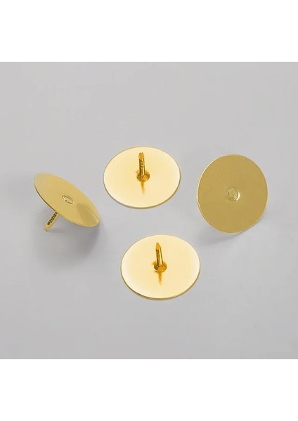 50 Adet Altın Damızlık 6.5mm Pimleri Tepsi 50 Takım 10/15MM Broş Rozet Damızlık Taban Pin Klip Tutucu Diy Takı Yapımı Için Kelebek Sıkma Toka Konfeksiyon Broş Aksesuarları (Yurt Dışından)
