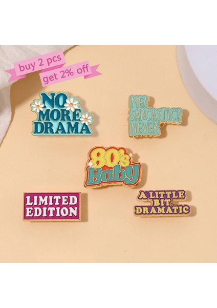 Cuma Bugün Cuma Mı Hala Mine Beni Iğneliyor?alaycı Mı?never 80S Bebek Draması Broşlar Yaka Rozetleri Komik Alıntılar Takı Arkadaşlara Hediye (Yurt Dışından)