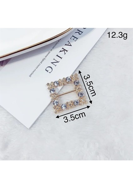 13 Altın Yaratıcı Düğüm Tokaları T-Shirt Köşe Düğüm Artefakt Bel Sıkma Düğmeleri Geometrik Eşarp Tokaları Giyim Aksesuarları (Yurt Dışından)
