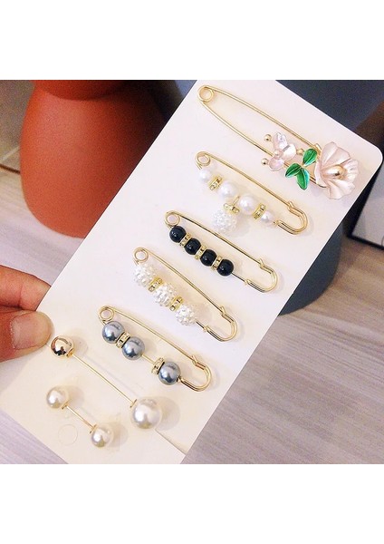 Stil 3 Kadın Yeni Bel Iğne Kot Etek Bel Büyük Değişim Küçük Anti-Koşu Pin Sabit Elbise Bel Toka Klip Broş H1369 (Yurt Dışından) indirimleri