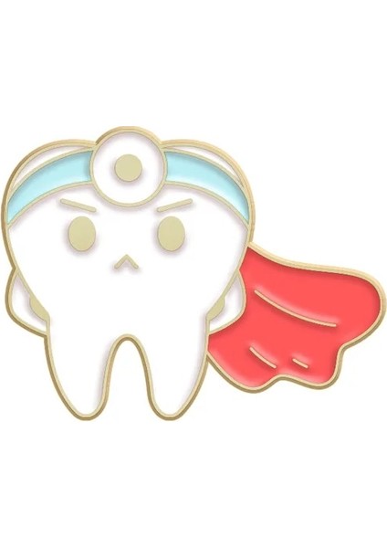 W7361 Sıcak Diş Diş Fırçası Metal Emaye Broş Sevimli Karikatür Diş Hekimliği Rozeti Pin Trendy Sırt Çantası Yaka Takı Hediyeler Çocuklar Için Arkadaşlar (Yurt Dışından)