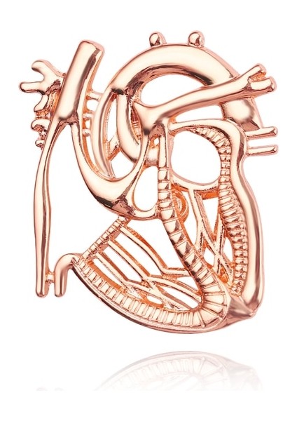 XZ446 1 Adet Doktor Hemşire Stetoskop Şekli Broş Kişilik Tıbbi Ilaç Broş Pins Hastane Kaynağı Sevimli Metal Takı Hediye (Yurt Dışından)