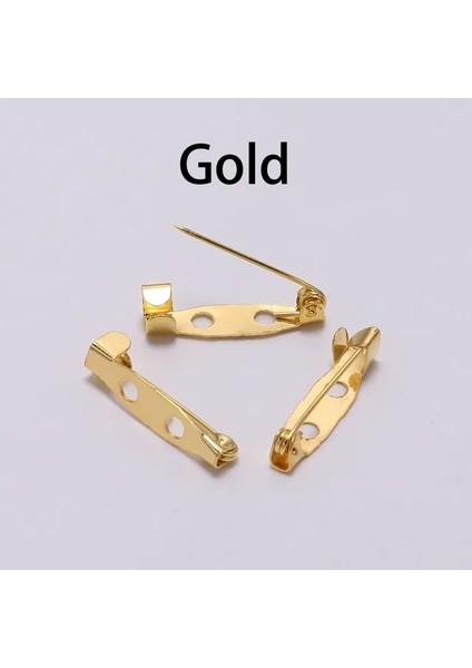 50 Adet Altın 25MM 20-50 Adet 20 25 32 38MM Broş Klip Taban Pin Boş Güvenli Kilit Broş Pin Taban Rozet Tutucu Diy Takı Yapımı Için Bulma Malzemeleri (Yurt Dışından)
