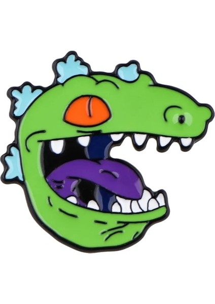 Stil 5 1 LB2057 90 S Karikatür Komik Anime Figürü Emaye Pimleri Broş Toplama Dinozor Yaka Rozeti Erkek Kadın Moda Takı Hediyeler (Yurt Dışından)