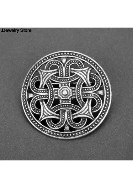 F Yeni 1 Adet Ortaçağ Viking Kalkanı Broş Pin Pelerin Şal Pin Celtic Iskandinav Takı (Yurt Dışından)