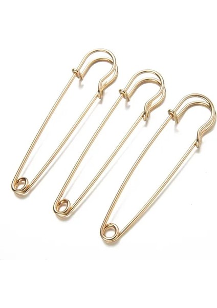 Altın 60 mm 20 Adet Metal Büyük Emniyet Pimleri Broş Taban Kanca Diy Kilit Takı Battaniye Elbise Zanaat Yapımı Aksesuar Tedarik Malzemeleri (Yurt Dışından)