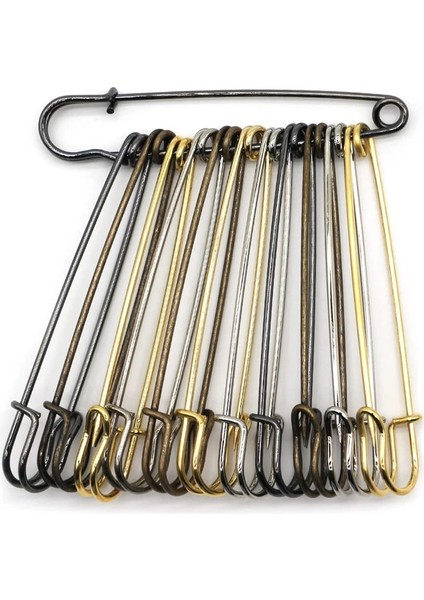 Altın 60 mm 20 Adet Metal Büyük Emniyet Pimleri Broş Taban Kanca Diy Kilit Takı Battaniye Elbise Zanaat Yapımı Aksesuar Tedarik Malzemeleri (Yurt Dışından)