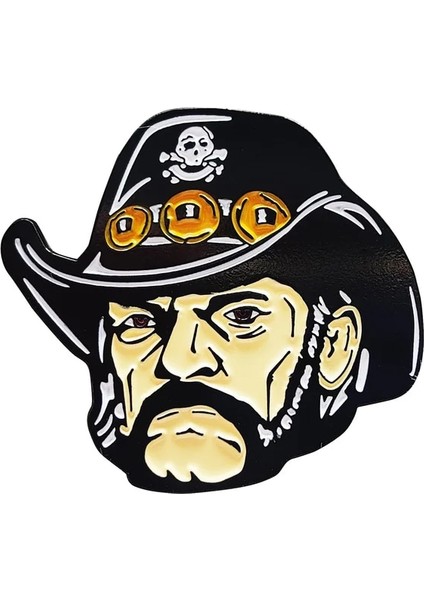 B Lemmy Emaye Pin Yaka Kilmister Broş Metal Rozet Takı Aksesuar (Yurt Dışından)