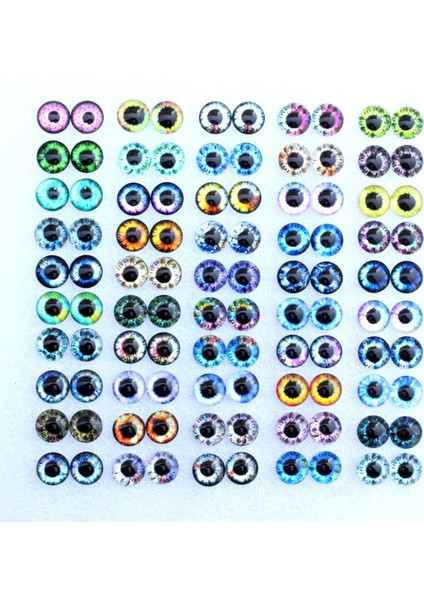 F1140 10MM 100 Adet 6mm 8mm 10MM 12MM Karışık Oyuncaklar Ejderha Gözler Yuvarlak Desen Cam Cabochons Flatback Fotoğraf Diy Yapma Aksesuarları 100 Adet 50 Çift (Yurt Dışından) fiyatları