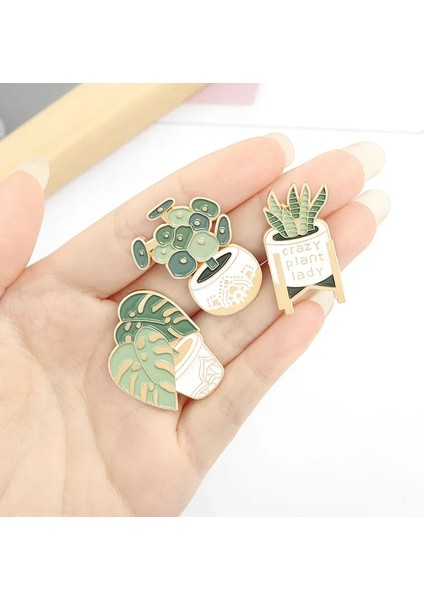 XZ2469 Aloe Vera Kaktüs Pimleri Bitki Broş Emaye Yaka Rozeti (Yurt Dışından) indirimleri