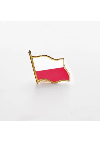 Polonya Ulusal Bayrak Pin Ülke Bayrağı Metal Yaka Iğnesi Rusya Ukrayna Ispanya Fransa Rozetleri Giysi Çantası Şapka Yaka Takı Aksesuarları (Yurt Dışından)