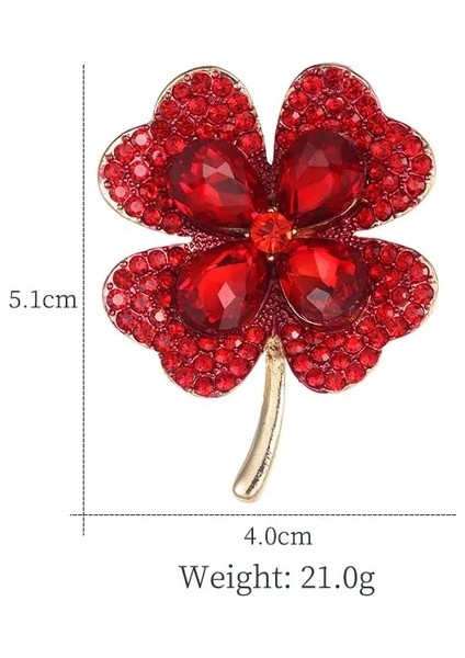 Kırmızı Cindy Xiang Yeni Rhinestone Çiçek Broş Kadın Kızlar Için Basit Tasarım Moda Kristal Takı Düğün Pin ve Broşlar (Yurt Dışından)