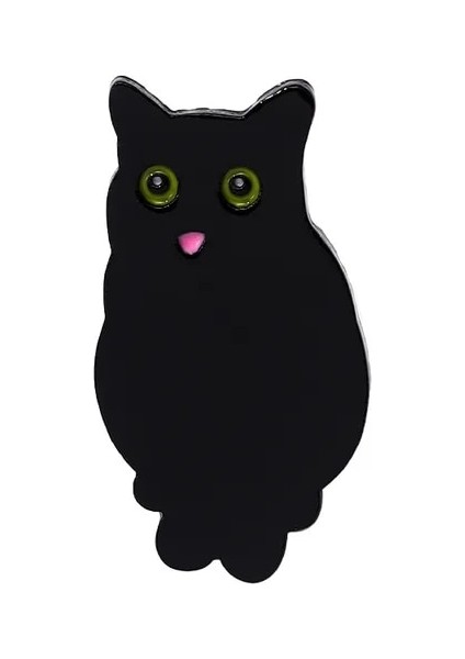 Stil-1 Küçük Punk Tarzı Koyu Serisi Fidan Siyah Kedi Metal Emaye Broş Karikatür Sevimli Küçük Hayvan Rozeti Pin Sırt Çantası Aksesuarları (Yurt Dışından)