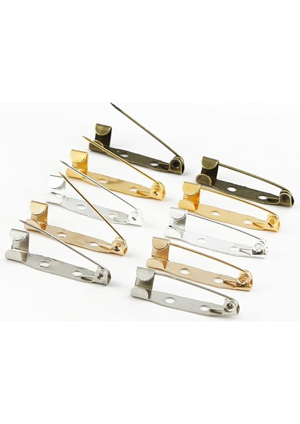 5X30MM Rodyum 10 Adet/grup 15 20 25 30 35 mm Broş Klip Taban Pimleri Emniyet Pimleri Broş Ayarları Boş Taban Diy Takı Yapımı Malzemeleri (Yurt Dışından)