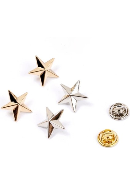 2 Gümüş Yıldız Pimleri 2 Adet Hedef Tasarım Metal Yaka Broş Pin Erkek Takım Elbise Gömlek Dekorasyon Yenilik Rozeti Pin Yaka Pin Erkek Moda Aksesuarları (Yurt Dışından) indirimleri