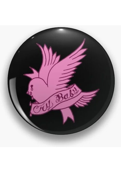 64814 32MM(1.25IN) Lil Peep Pin Sevimli Pimleri Metal Anime Pimleri Sırt Çantaları Yaka Rozeti Özel Manga (Yurt Dışından)