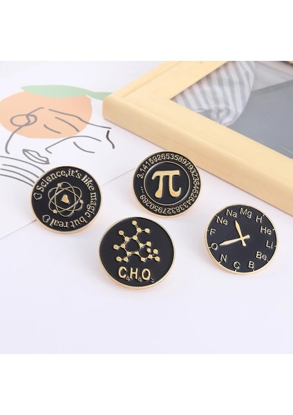 WY2110 Yaratıcı Matematik Emaye Broş Fonksiyonu Π Hayat Kızlar Aşk Matematik Formülü Metal Rozetler Punk Kostümleri Yaka Iğnesi Takı Aksesuarları (Yurt Dışından)