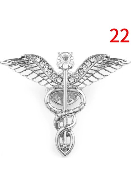 Doktor Rozeti Broş Kadın Broş Hemşire Doktor Pimleri Erkek ve Kız Tıbbi Yaka Iğnesi Ambulans Stetoskop Tıbbi Rozetleri Yeni Yıl Hediyesi (Yurt Dışından)